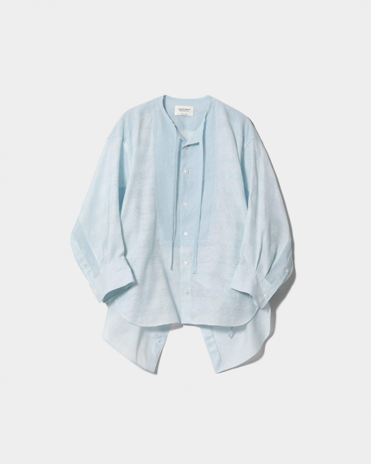 double-end leno cloth tuxedo shirt
