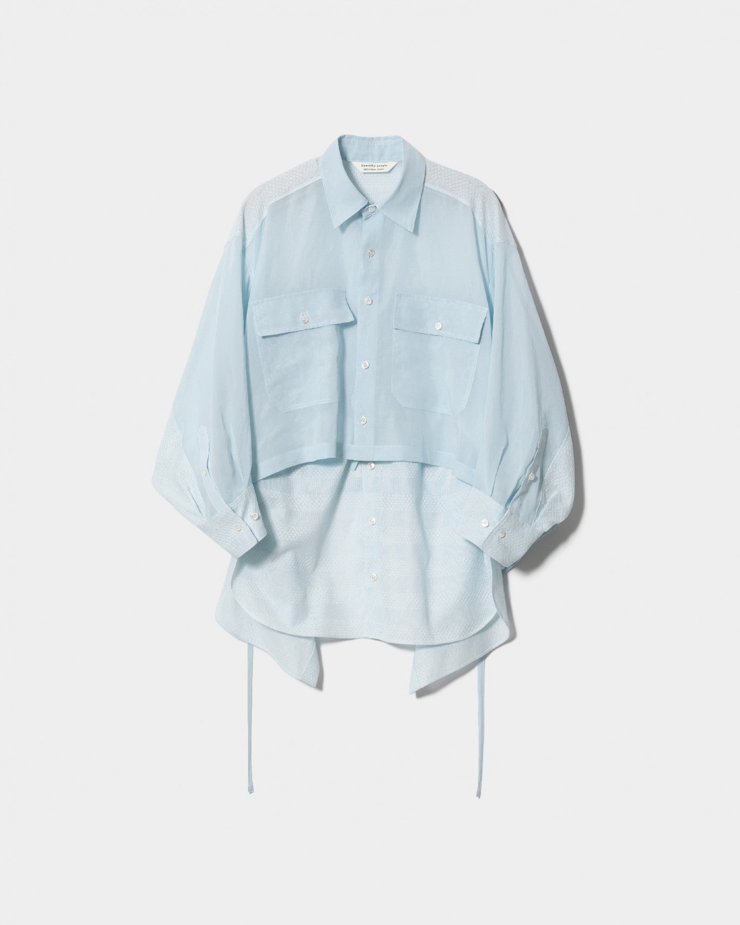 double-end leno cloth tuxedo shirt
