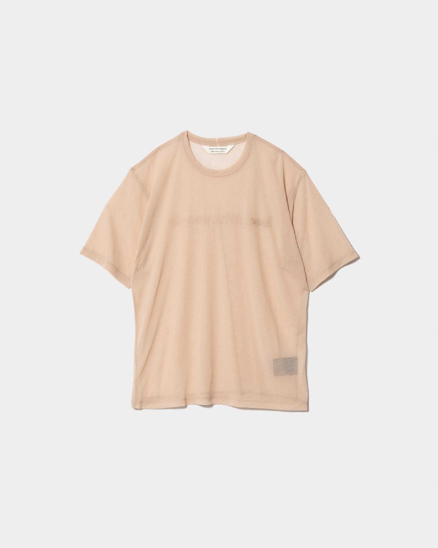 sheer jersey outline logo T