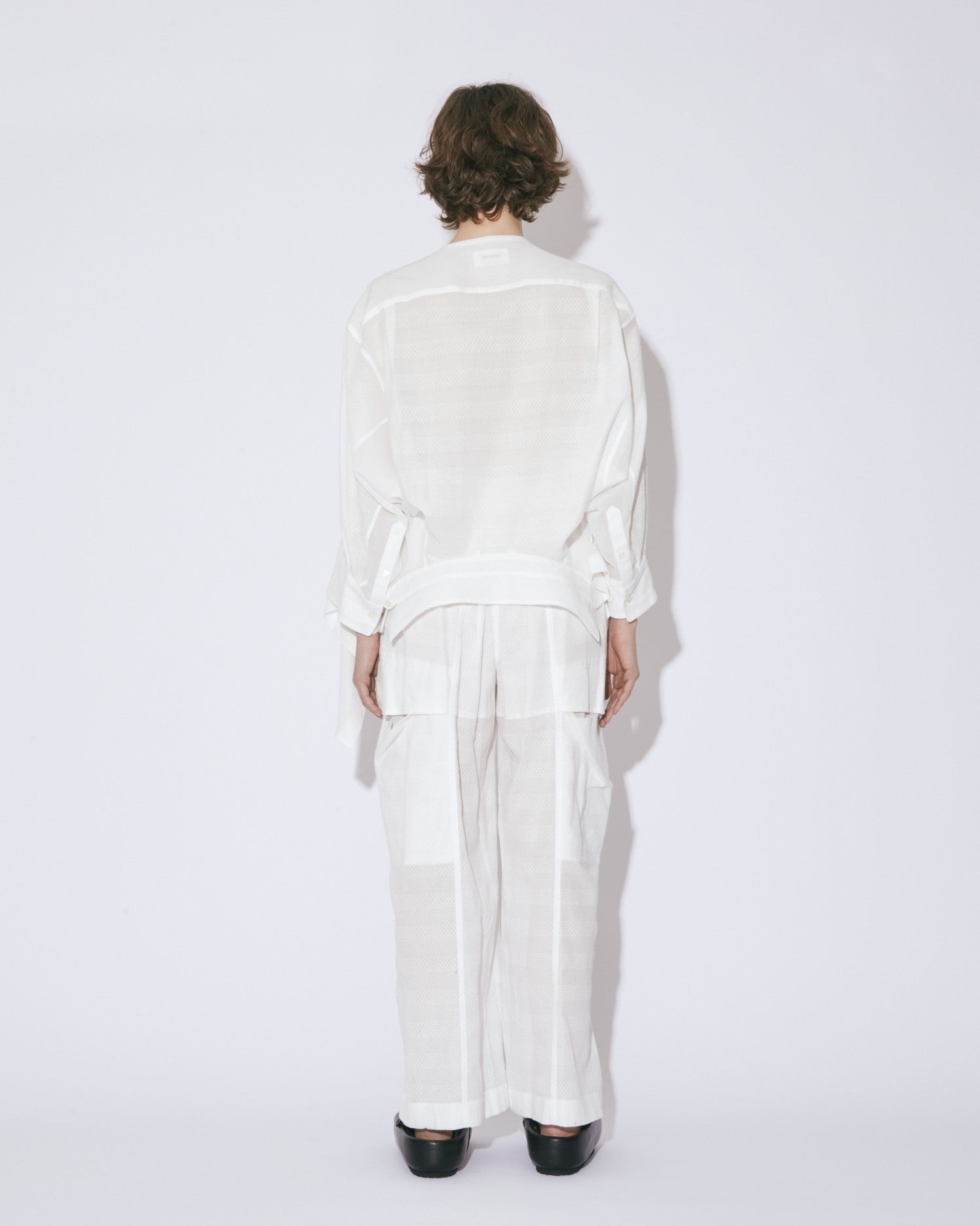 double-end leno cloth tuxedo shirt