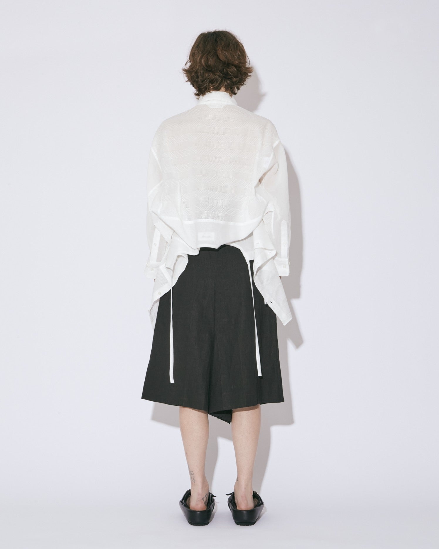 double-end leno cloth tuxedo shirt