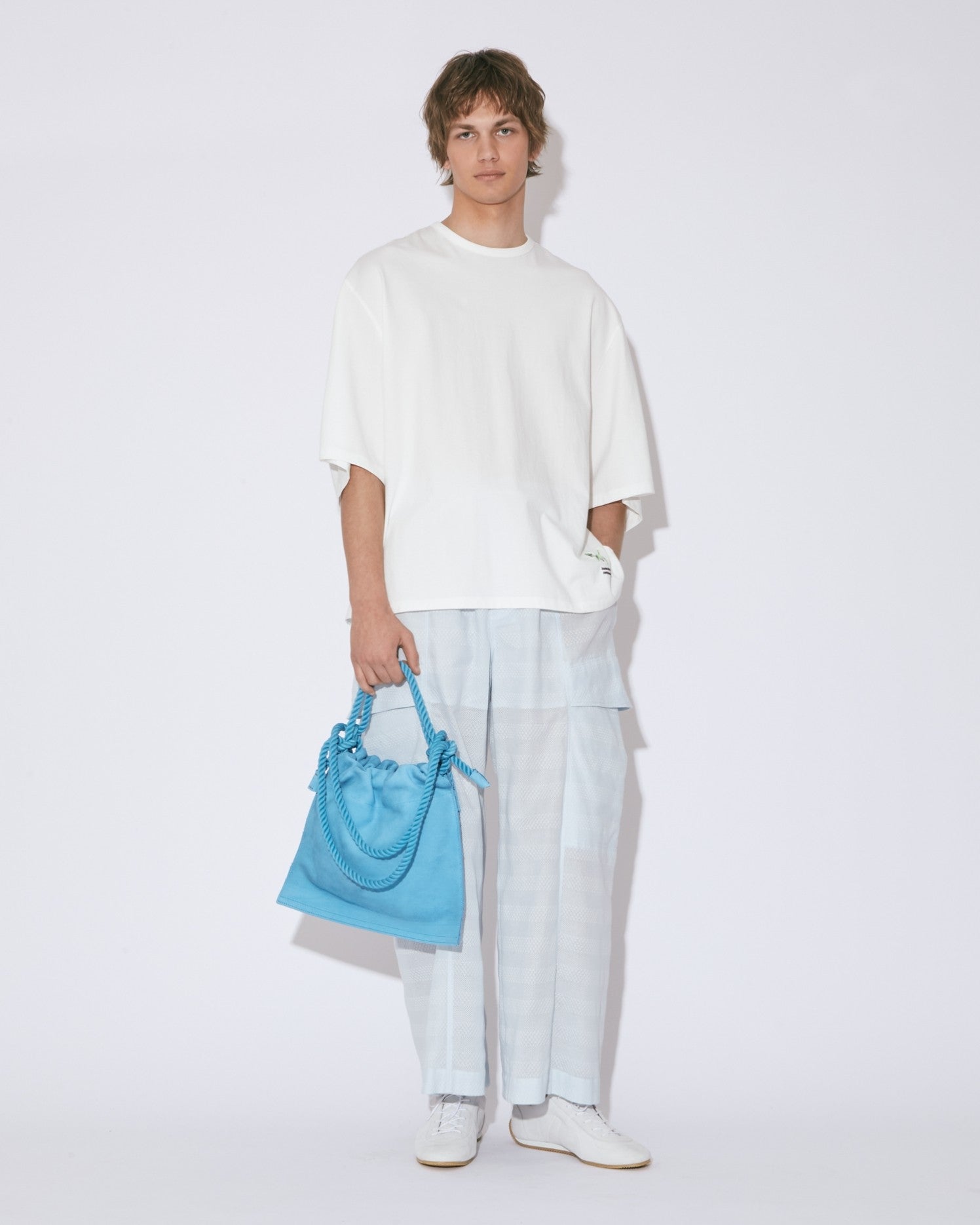 towel leather small hanging bag