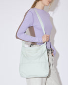 【limited online store】alphabet embroidery flap bag