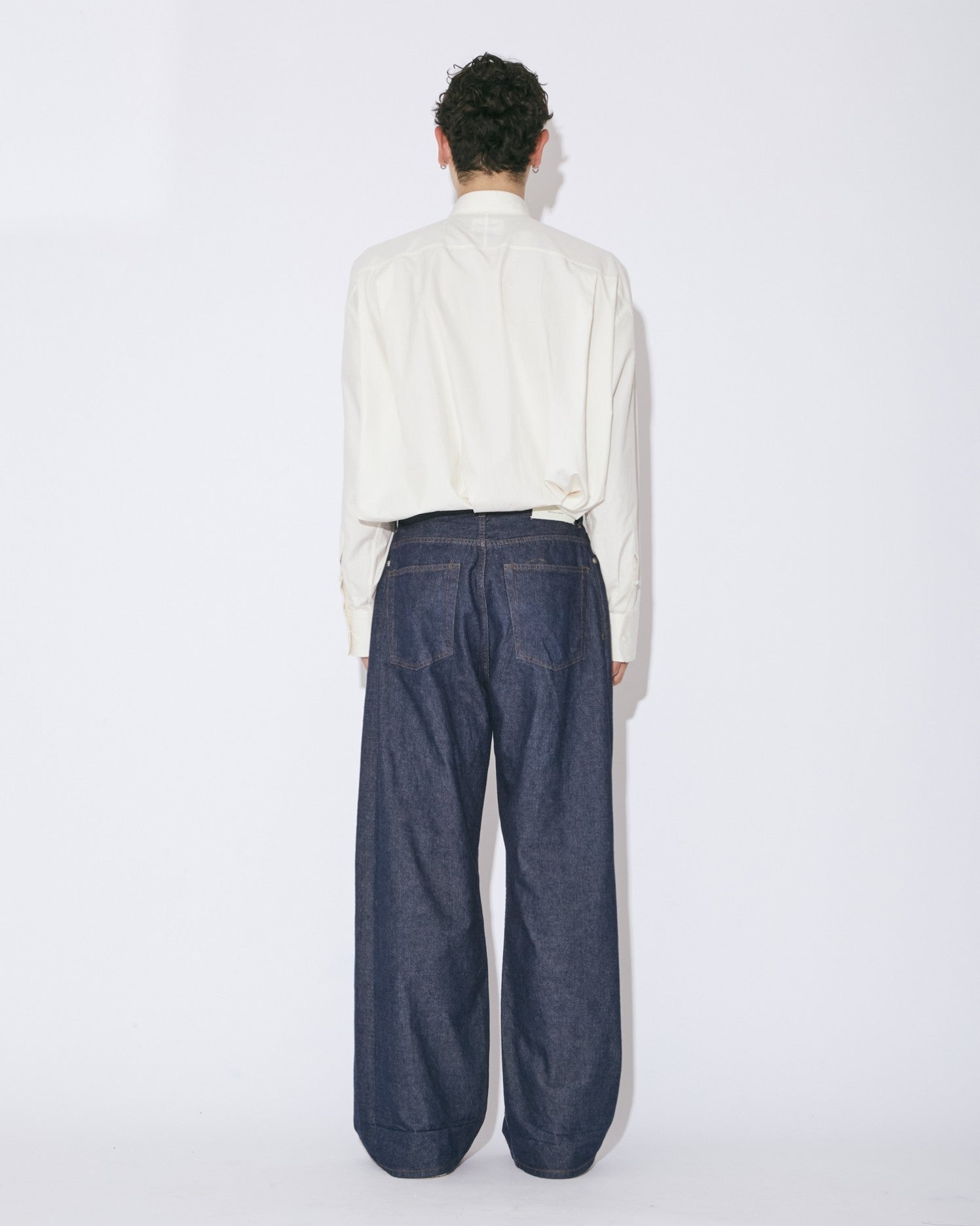 finx typewriter big tuck over shirt