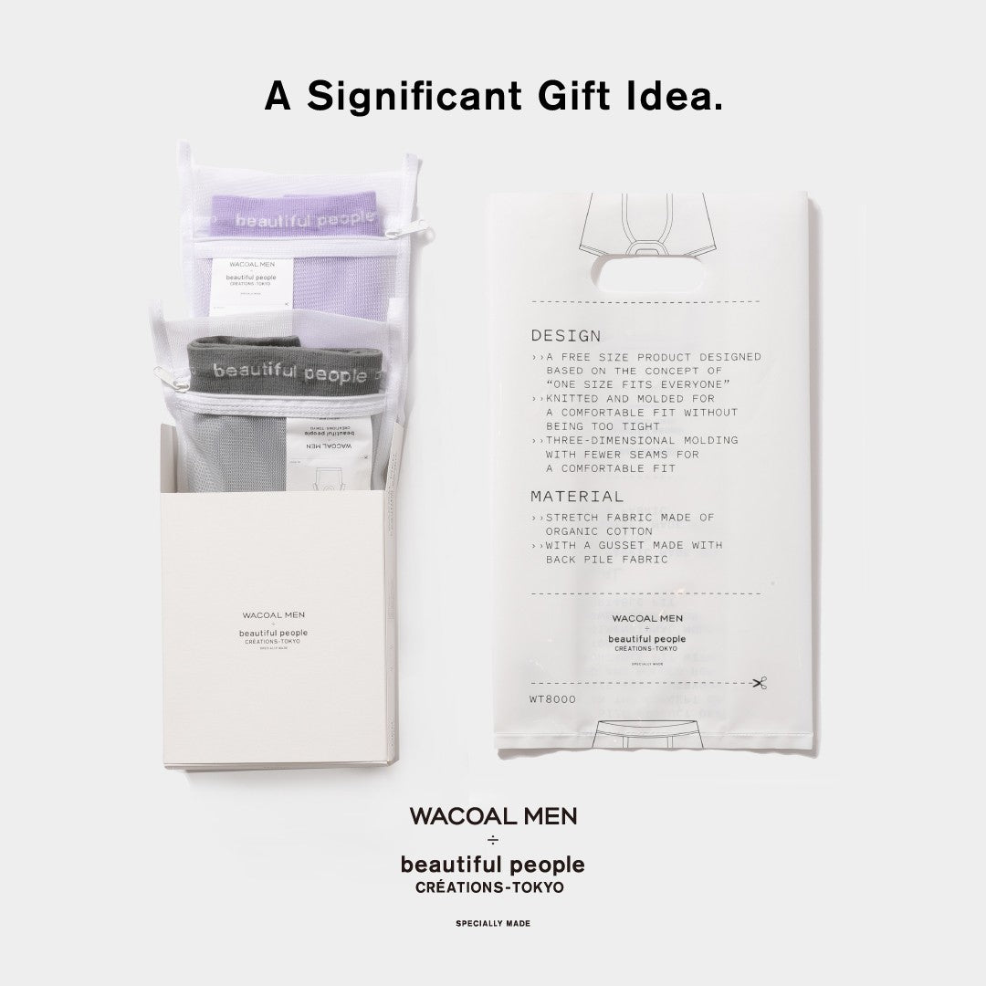 WACOAL MEN÷beautiful people set-up GIFT BOX
