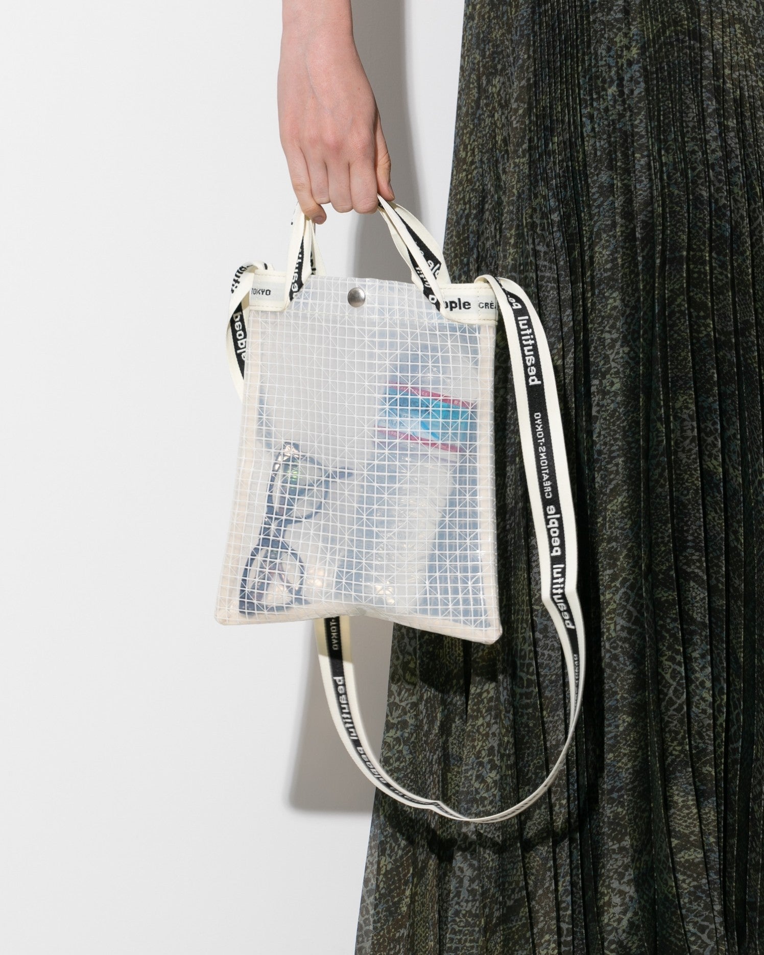 Vinyl logo tape Sacoche bag