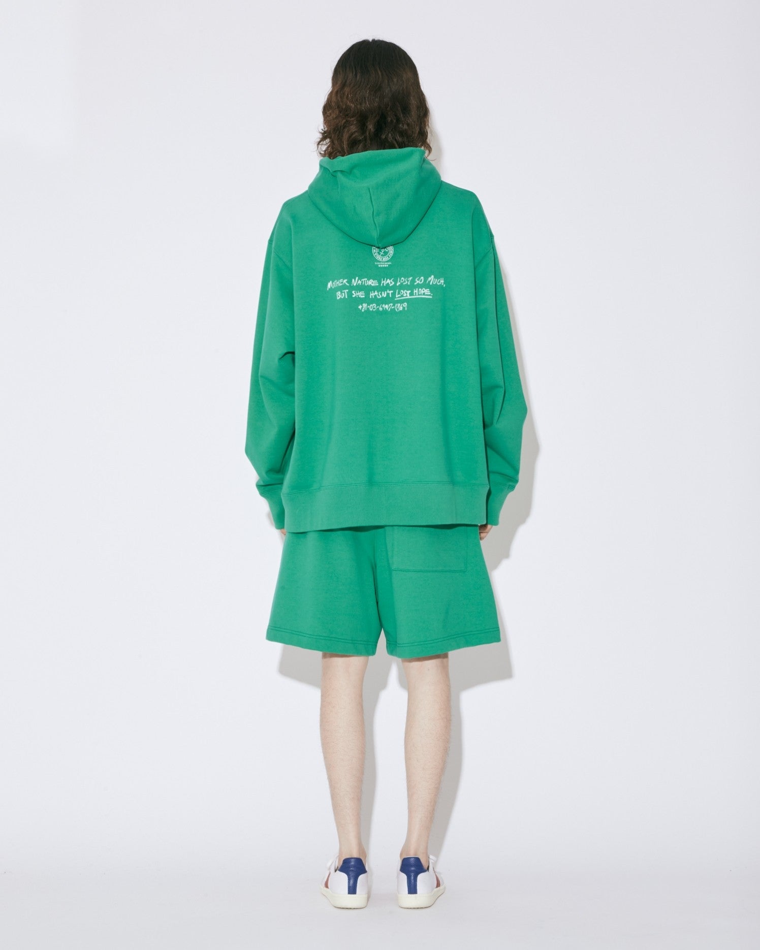 suvin compact sweat pullover parka