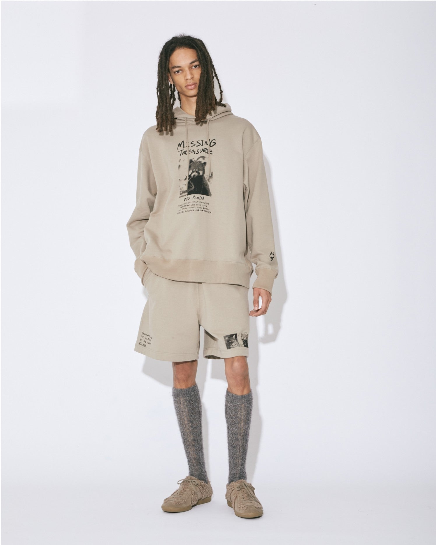 suvin compact sweat pullover parka