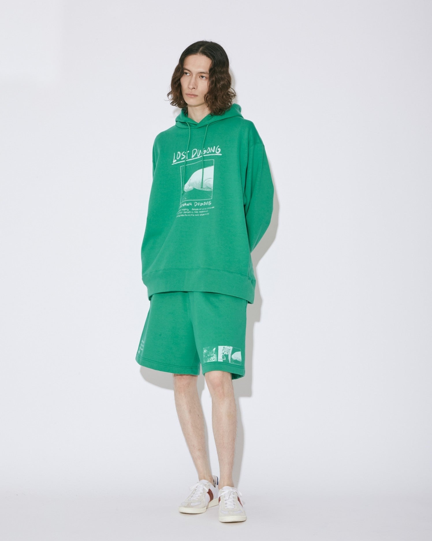 suvin compact sweat pullover parka