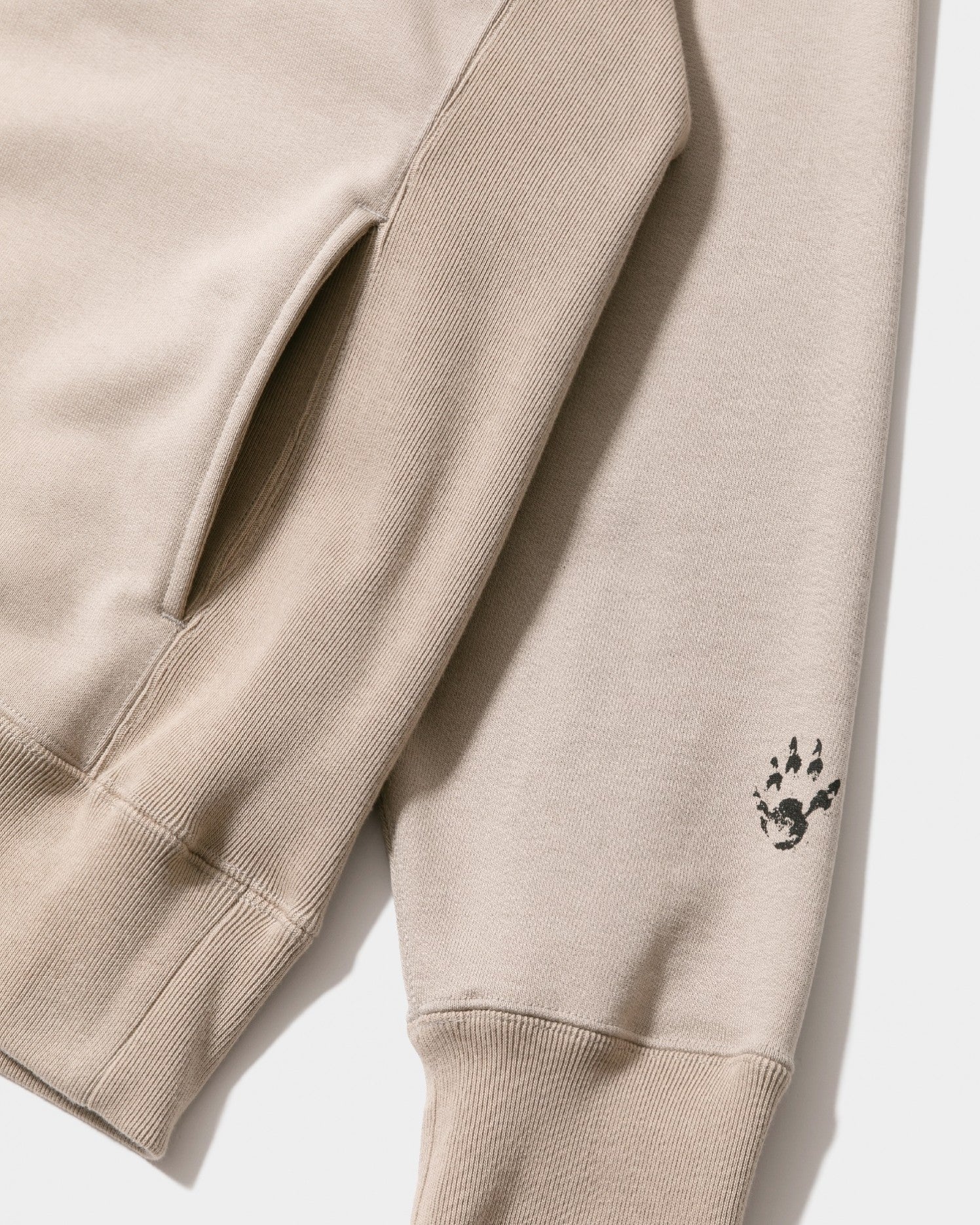 suvin compact sweat pullover parka