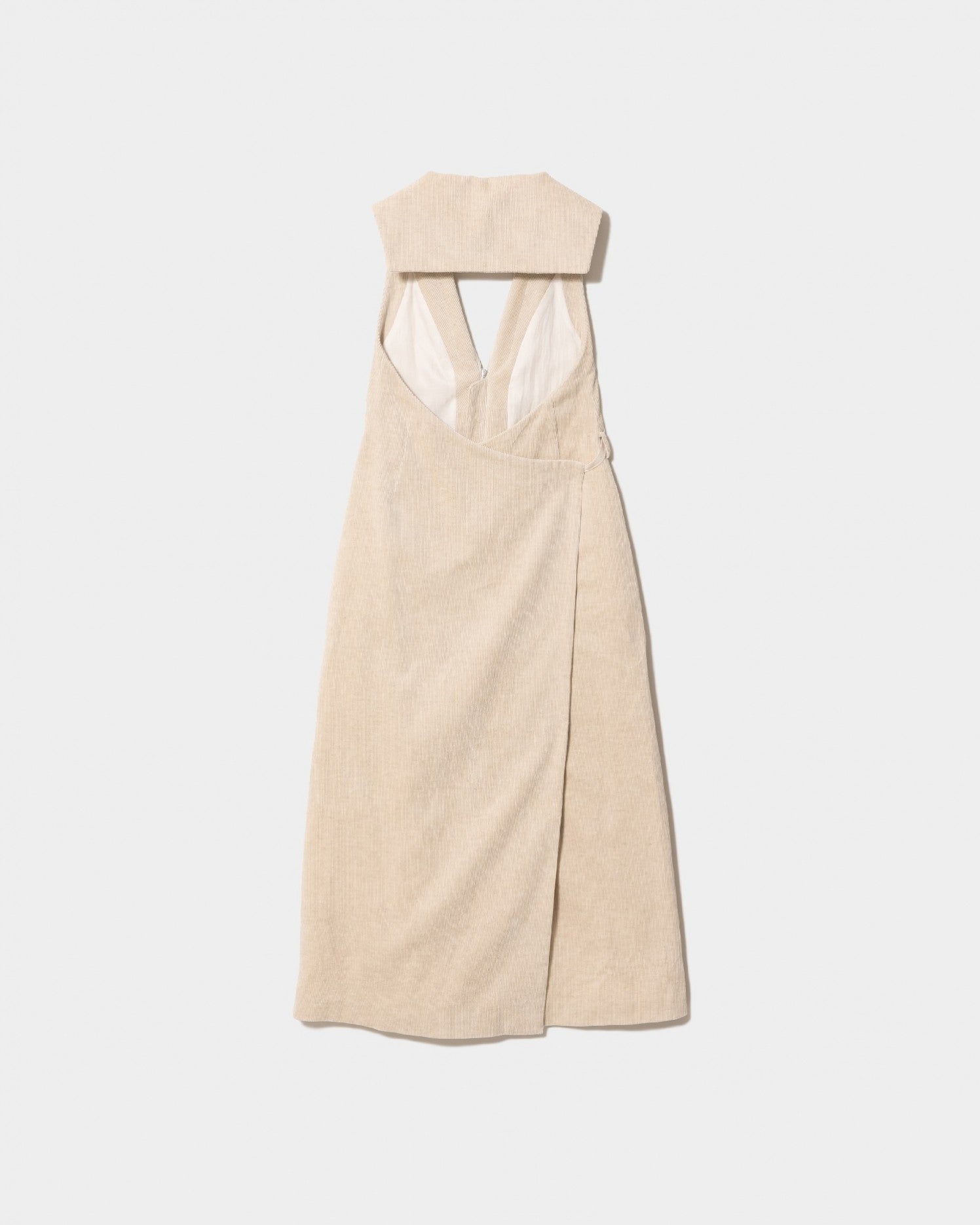 linen corduroy sailor apron dress