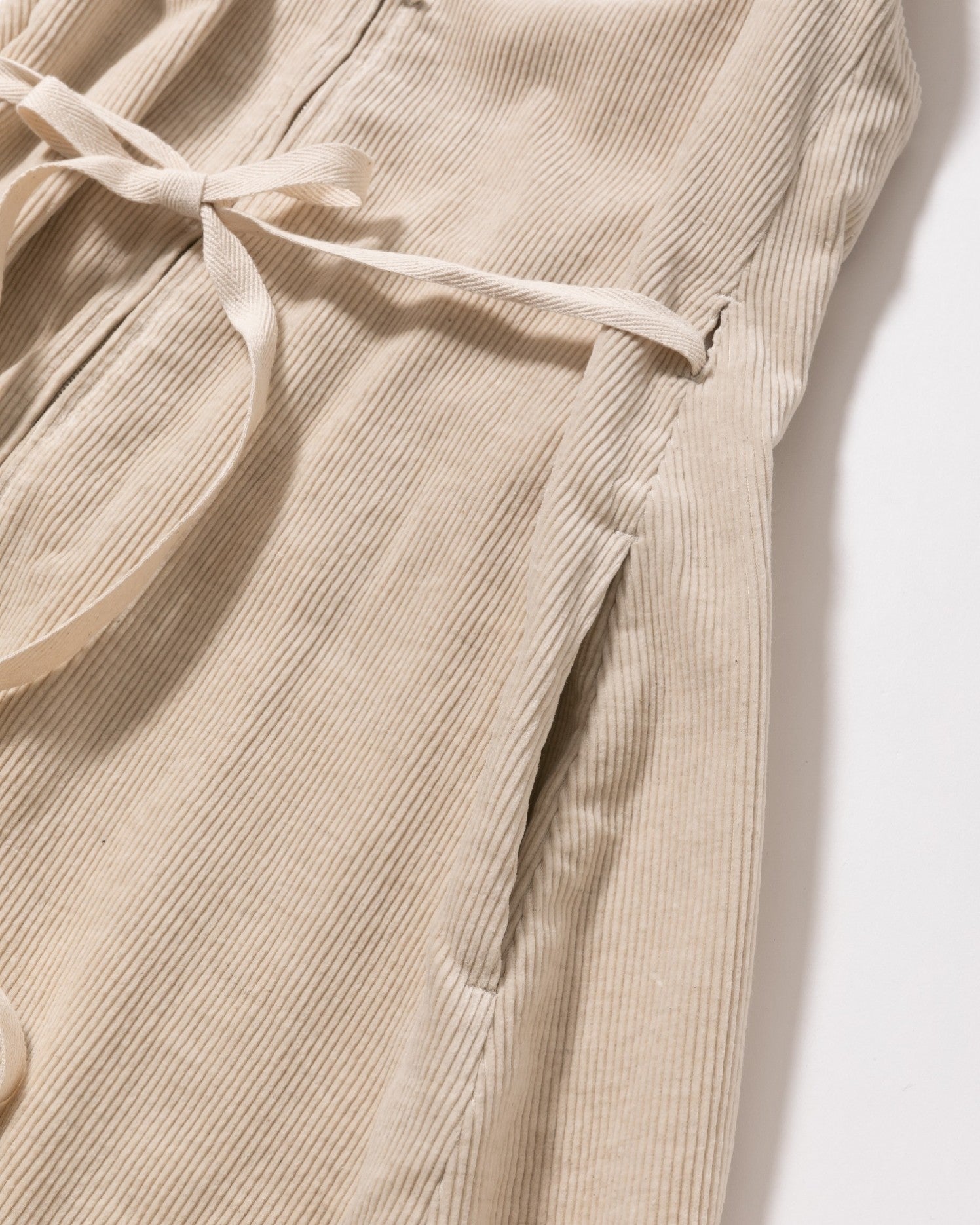 linen corduroy sailor apron dress