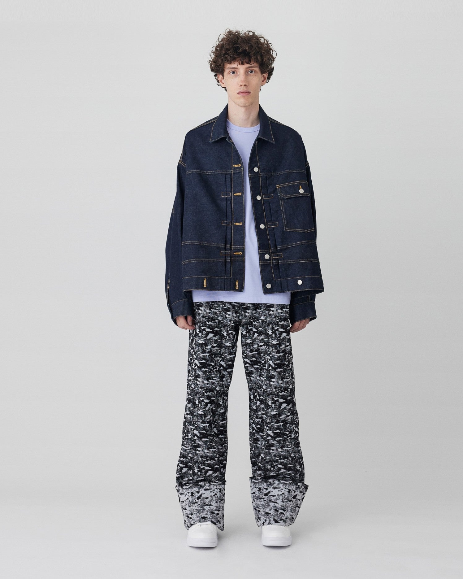 double-end selvedge denim blouson
