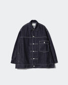 【renew】 selvedge denim big blouson
