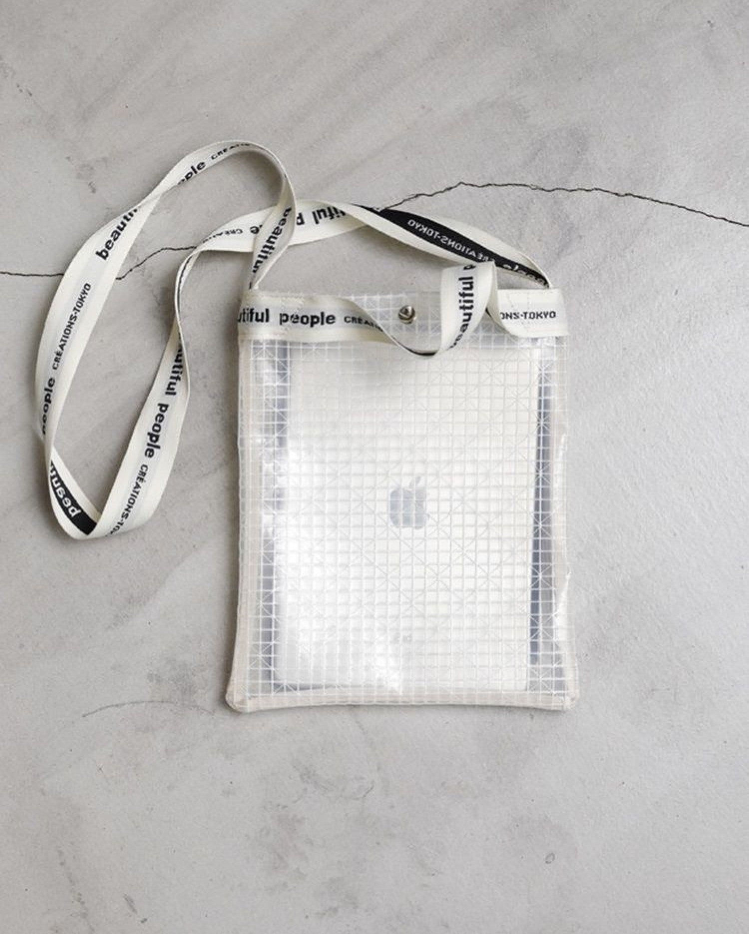 Vinyl logo tape Sacoche bag