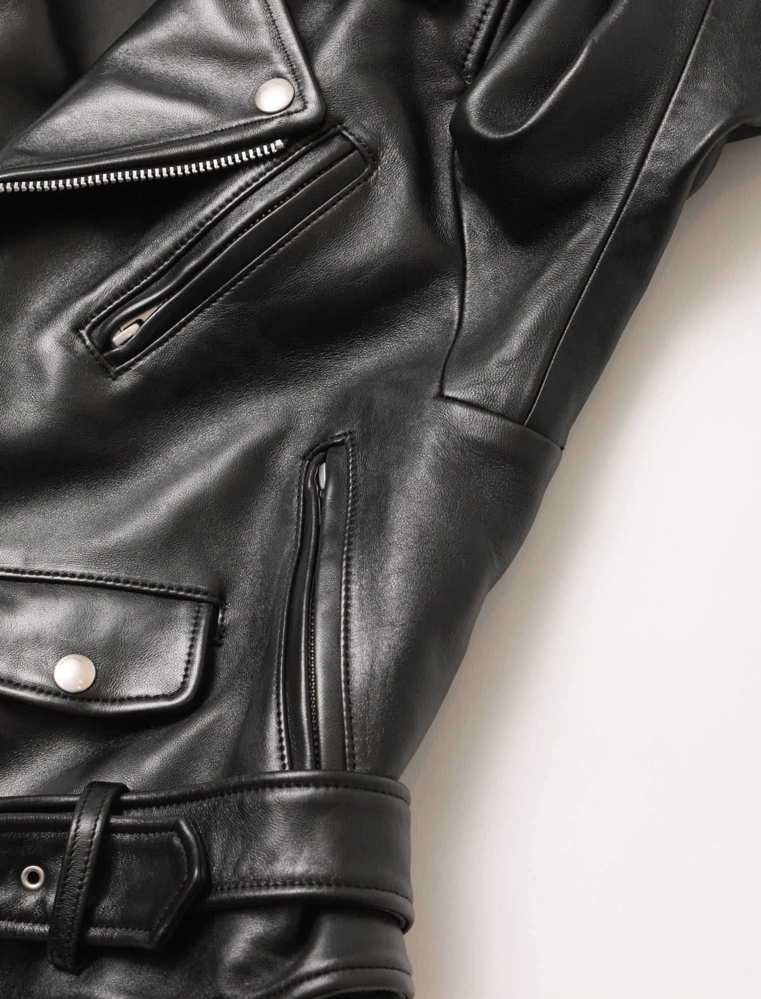vintage leather THE/a riders jacket size 120/130