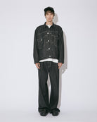 selvedge denim square big blouson