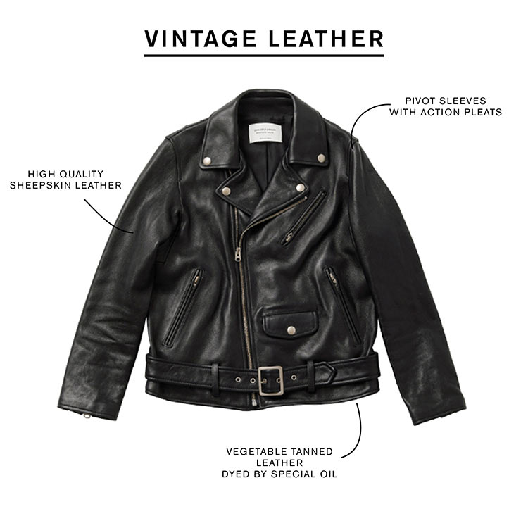 EVERYTHING IS BEAUTIFUL #01 LEATHER RIDERS JACKET | beautiful people