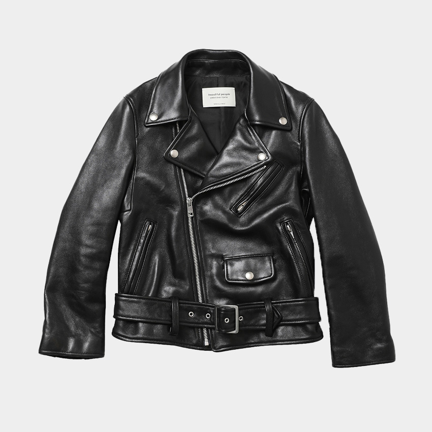 Vintage leather THE/a riders jacket【140-160】 | beautiful people