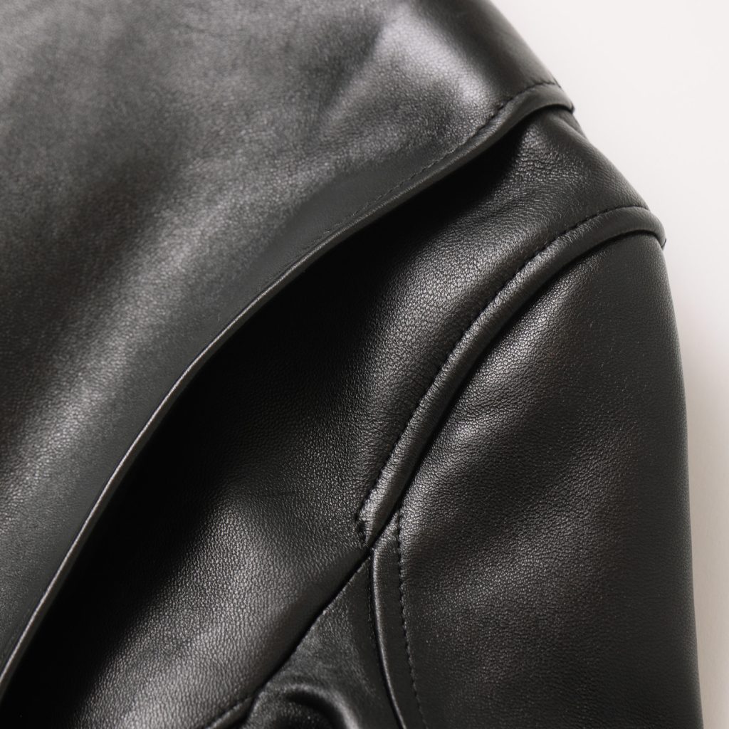 Vintage leather THE/a riders jacket【200-210】
