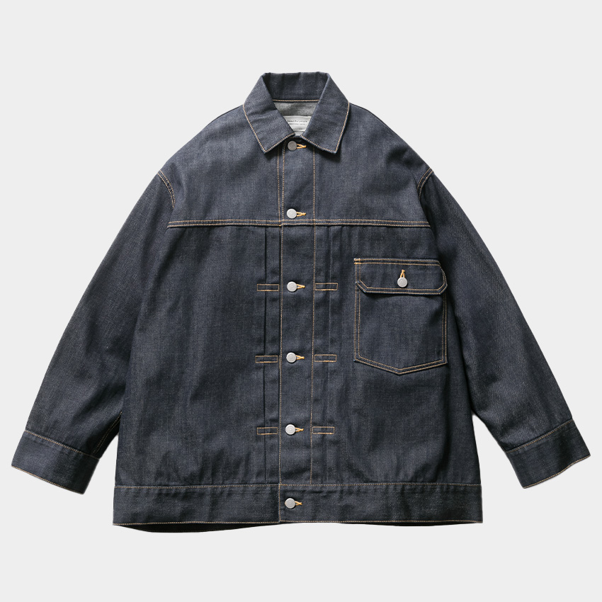 予約販売 selvedge ビューティフルピープル denim blouson big