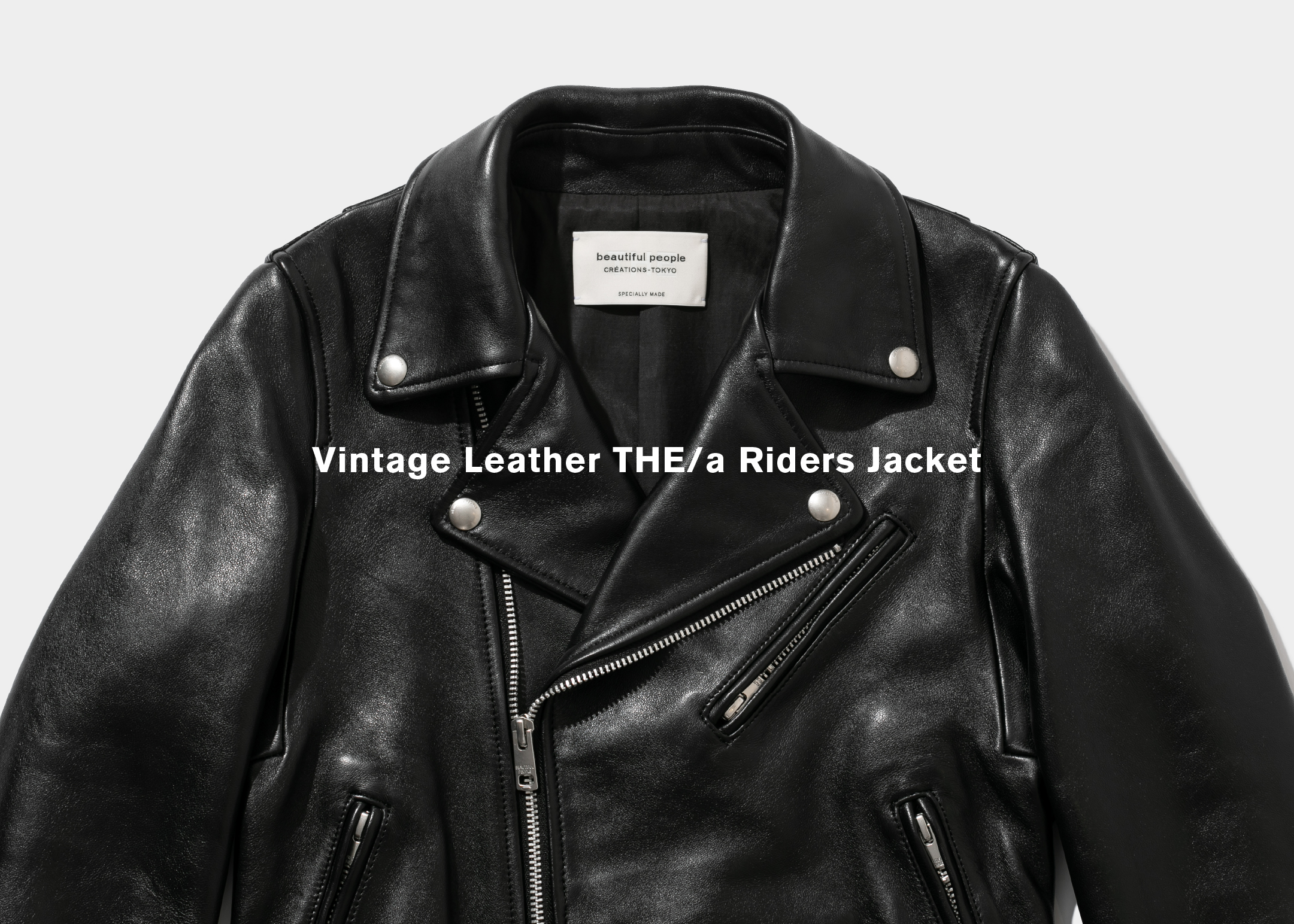 About vintage leather THE / a riders jacket | beautiful people