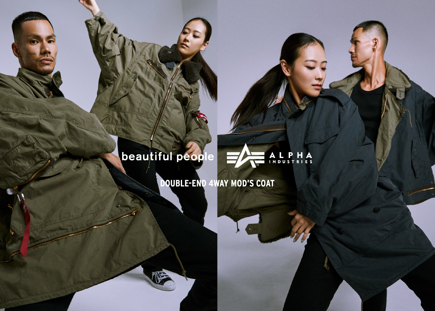 beautiful people Alpha mods coat 4way