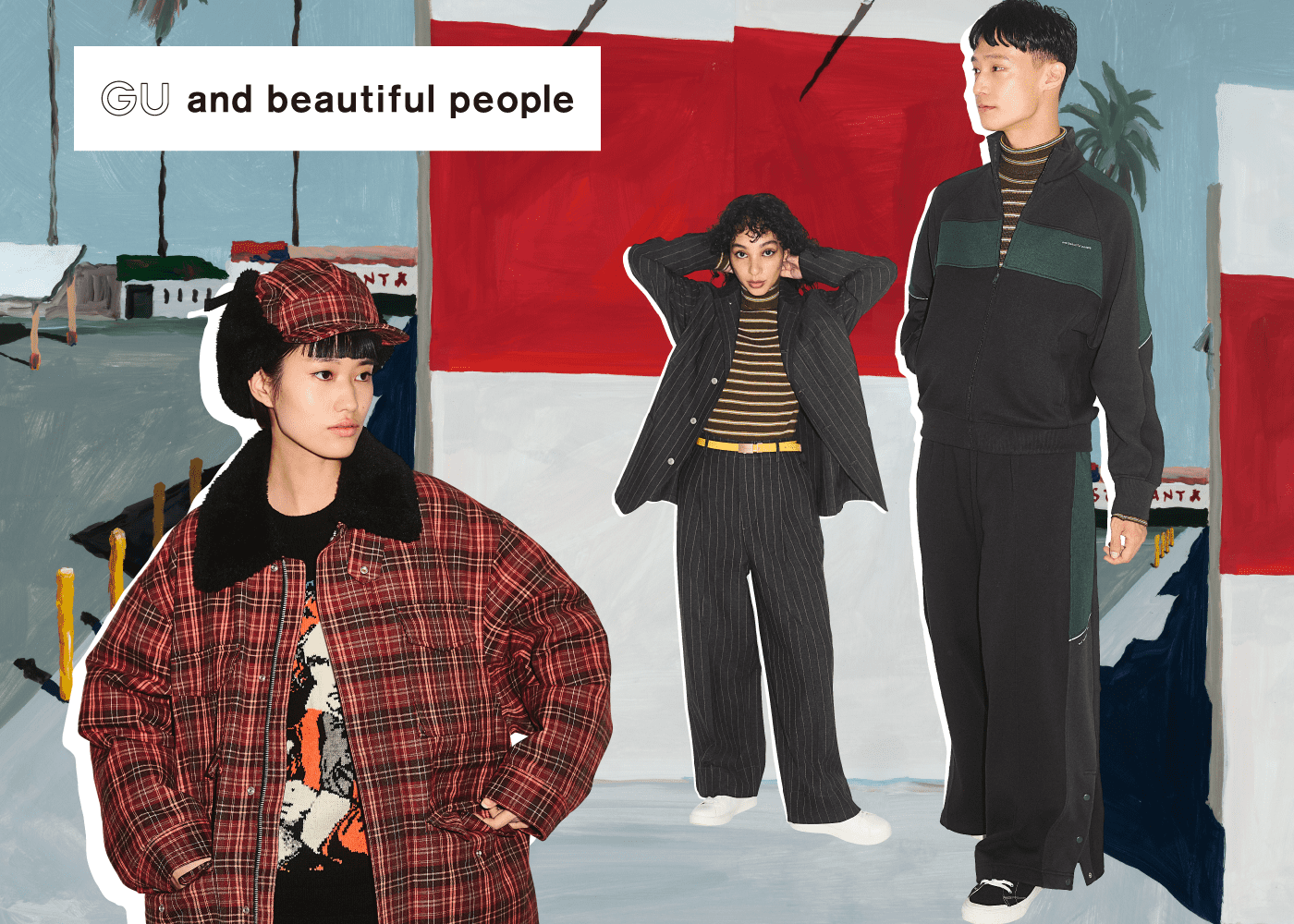 GU and beautiful people」コラボレーション第二弾が登場 | beautiful