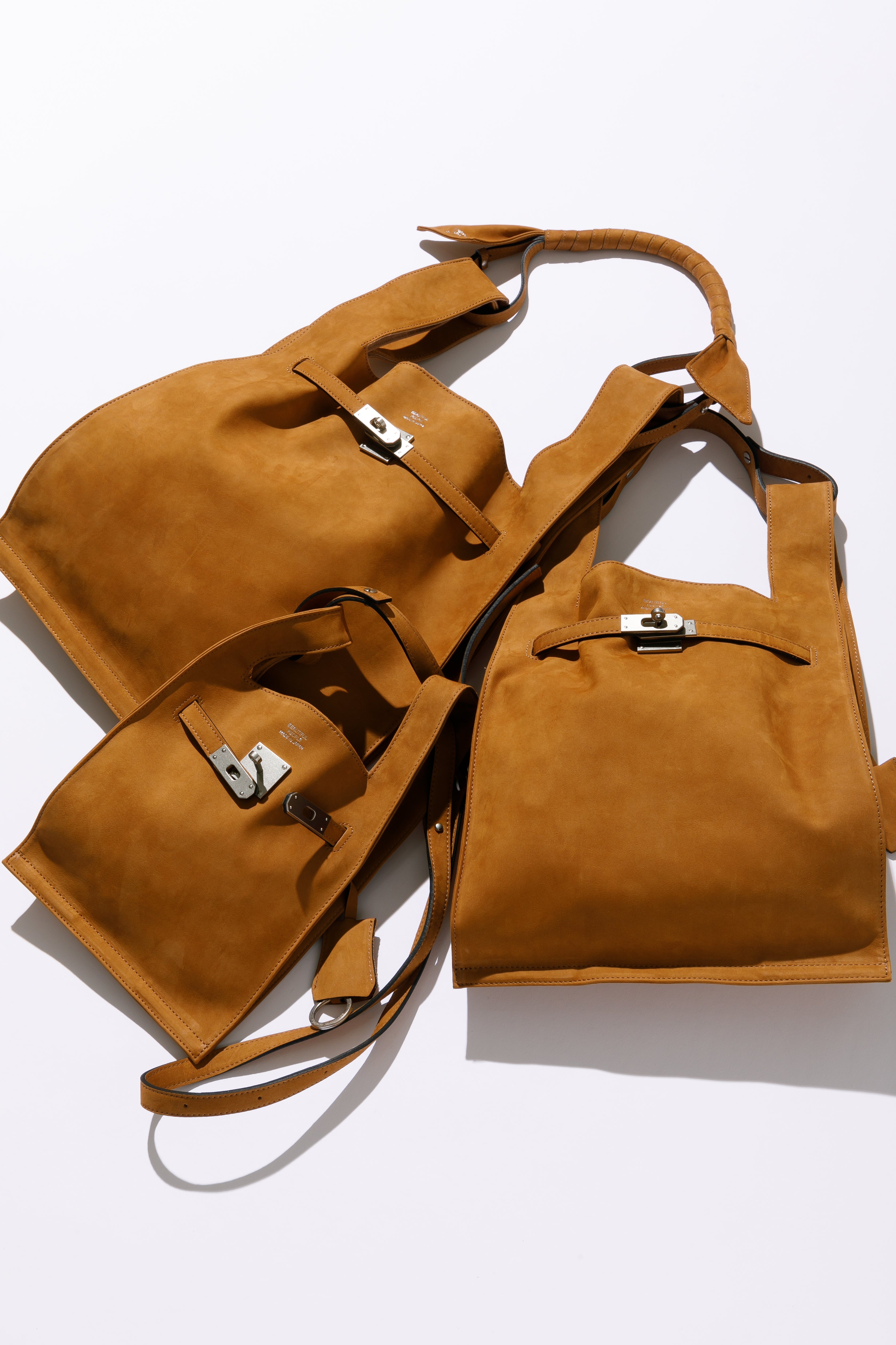 Nubuck Leather Market Bag