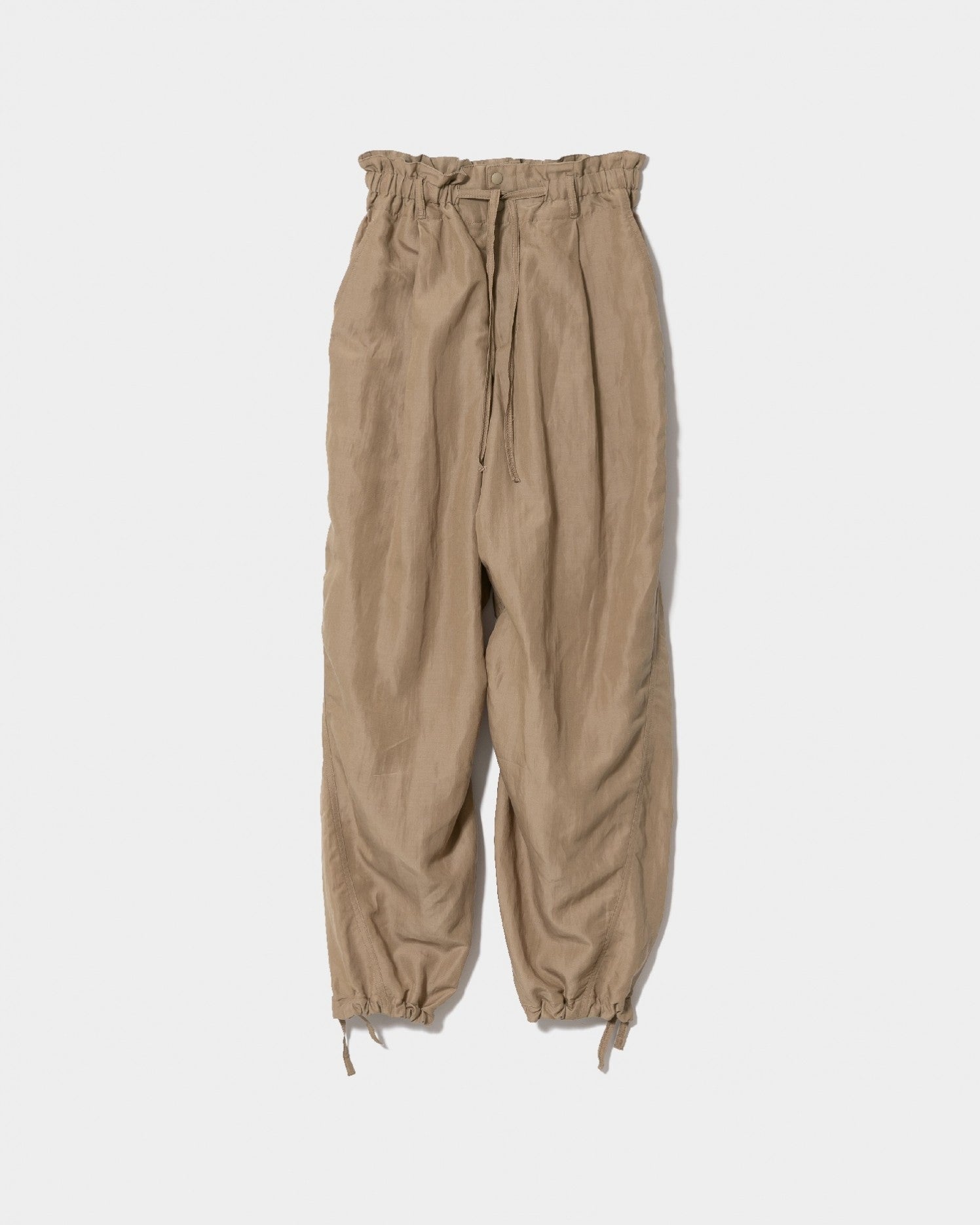 lyocell ramie cloth  curved pants
