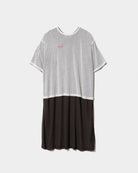 sheer jersey flip dress top