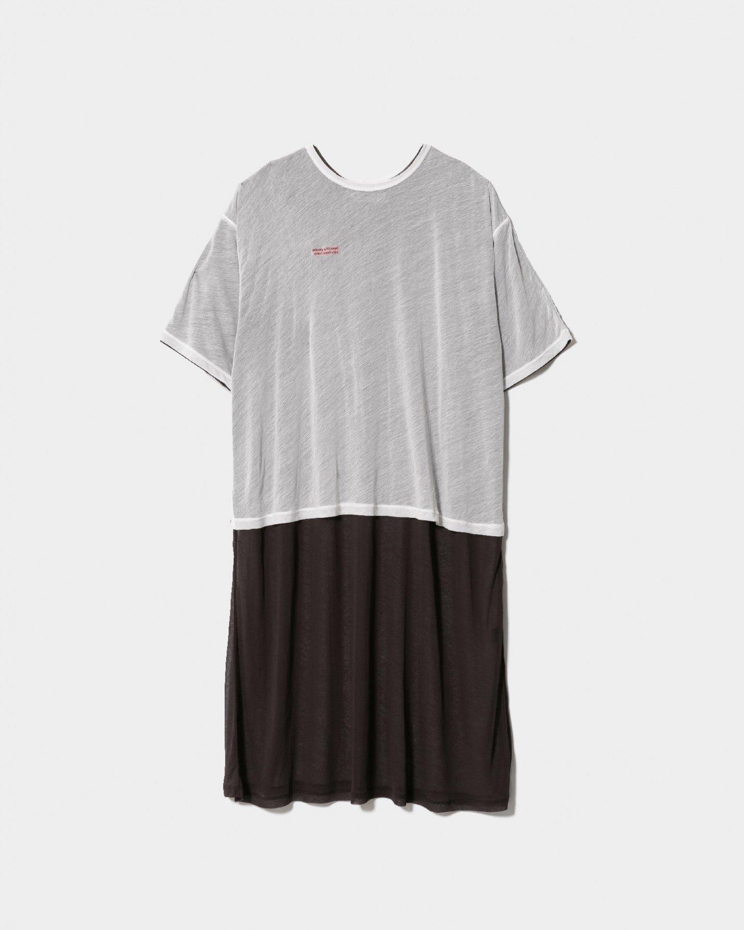 sheer jersey flip dress top
