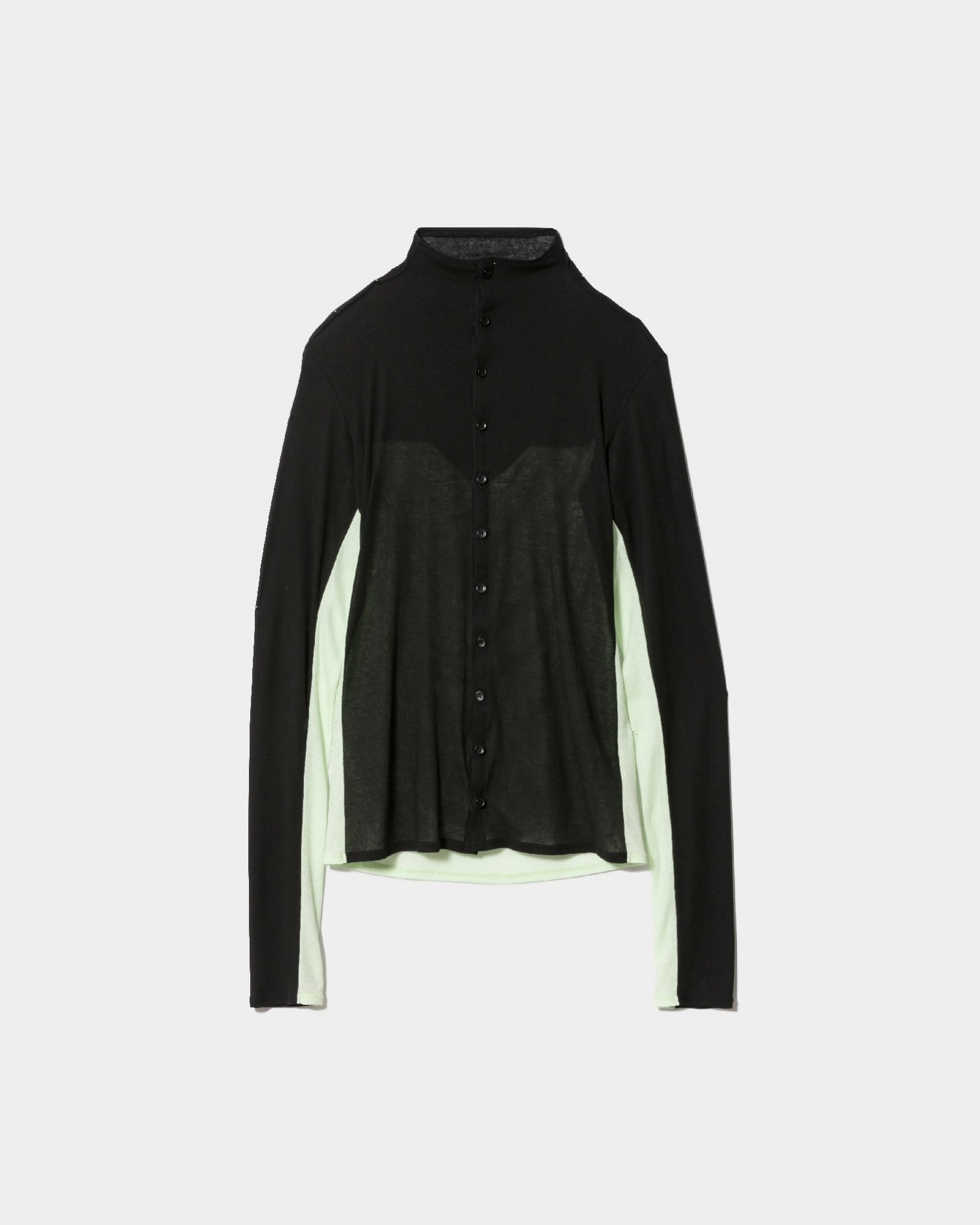 organic cotton frais twoway neck cardigan