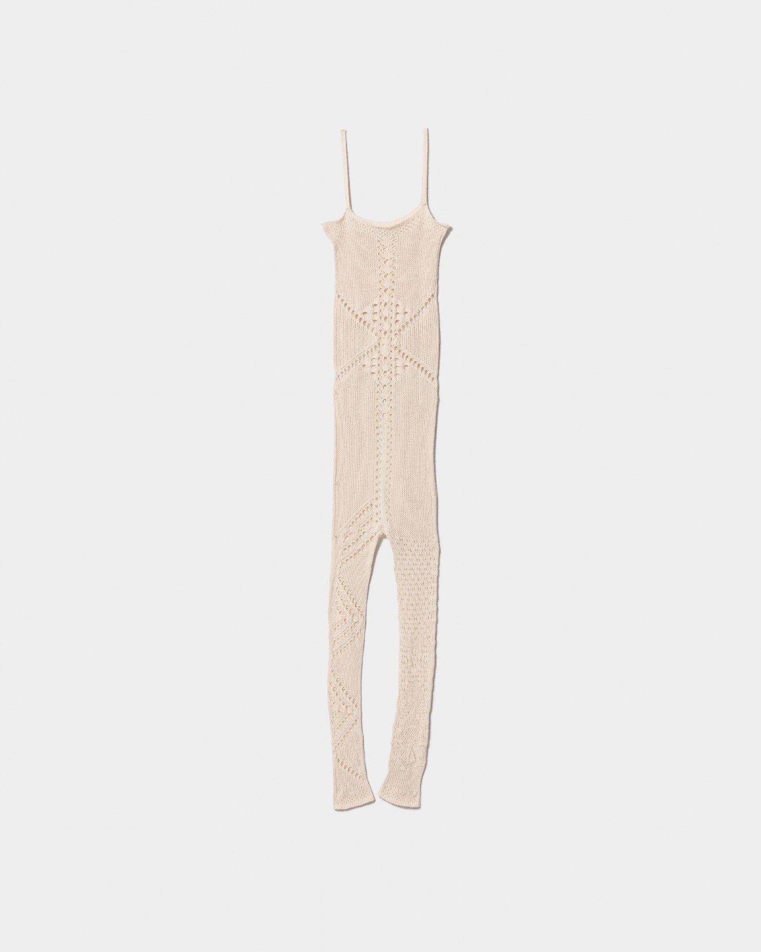 stretchy lace knitted double-end top