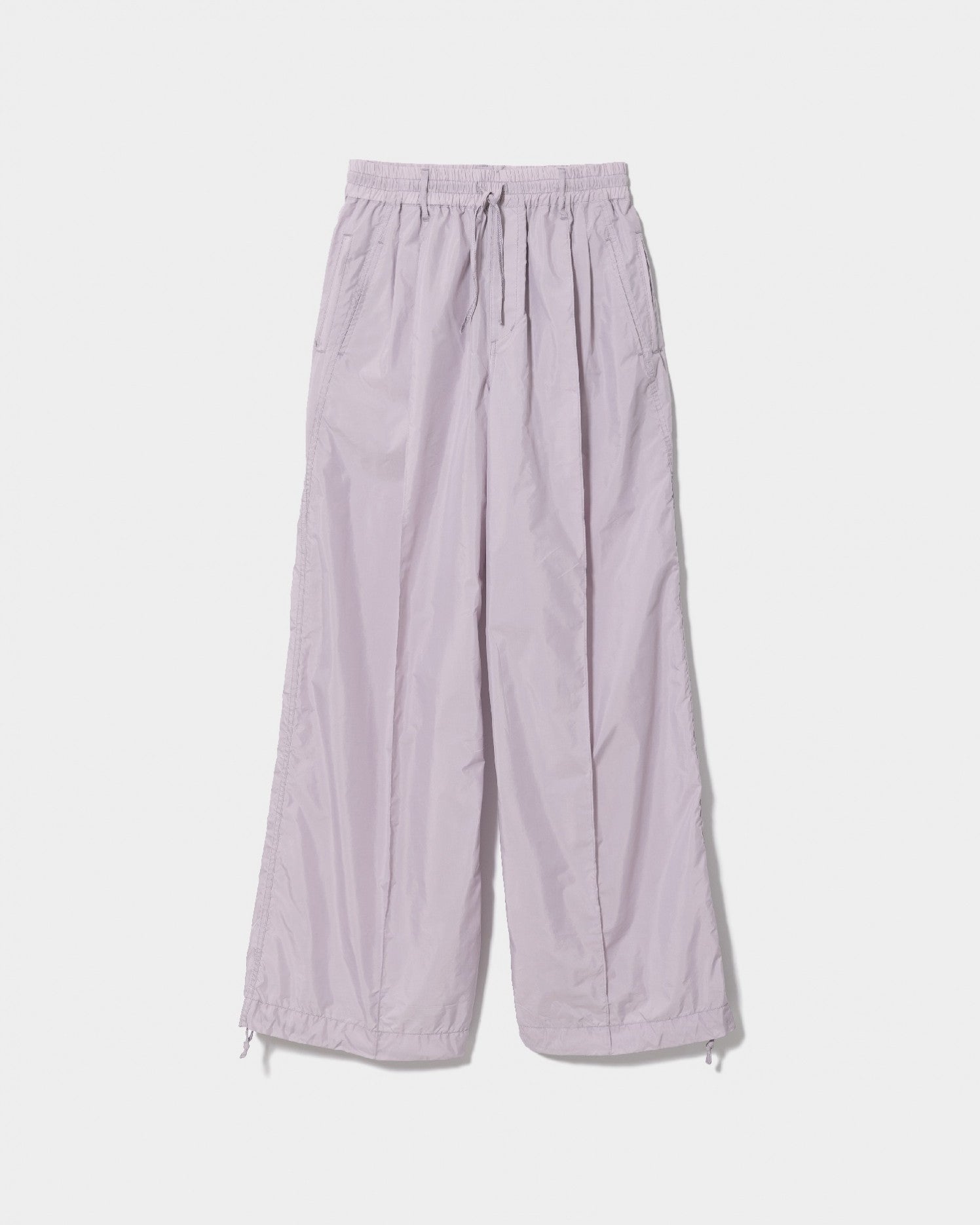cotton nylon taffeta  wide pants