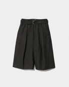 coating linen sarouel short pants