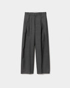end on end suiting 3tuck semiwide pants