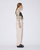 lyocell ramie cloth  curved pants