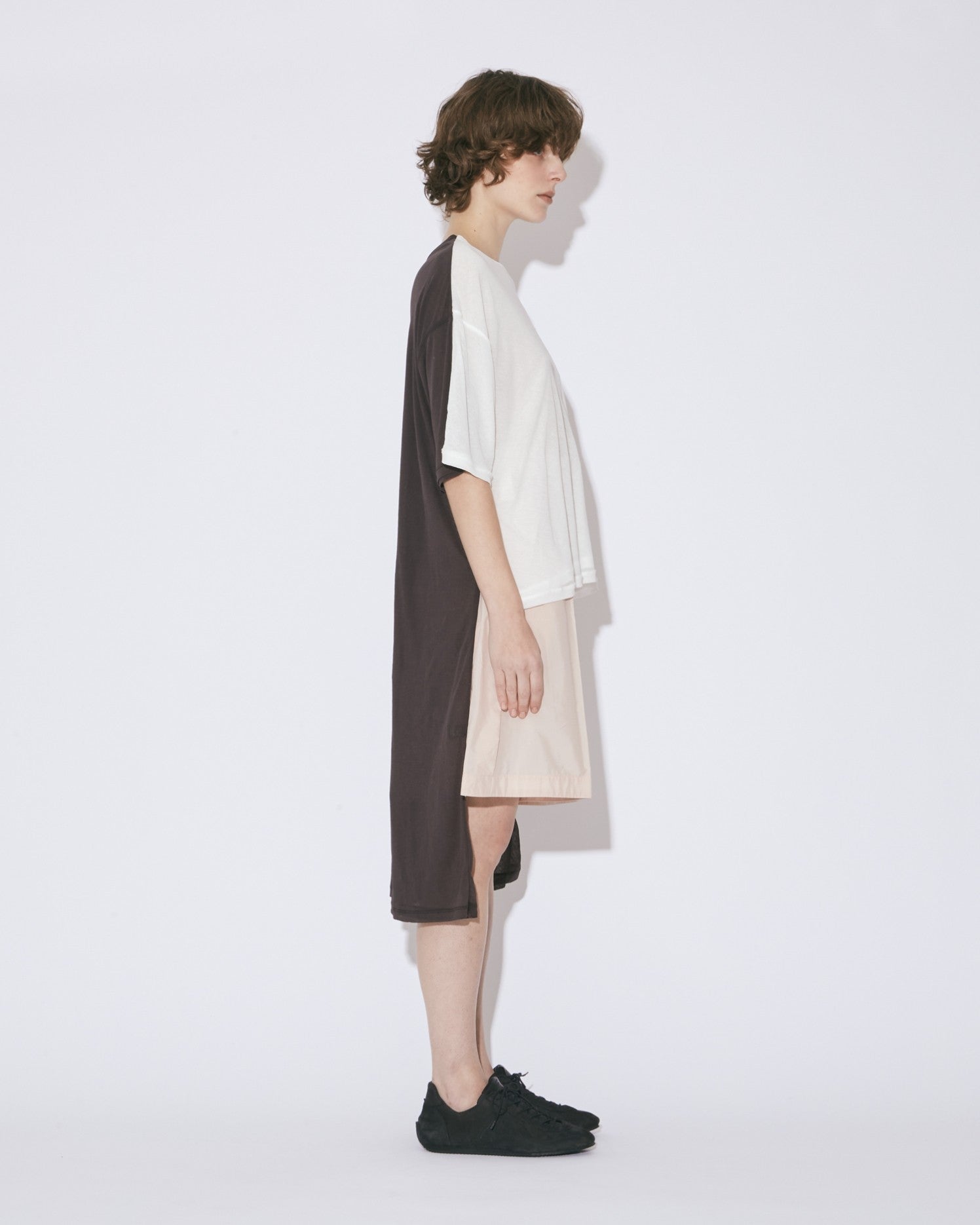 sheer jersey flip dress top