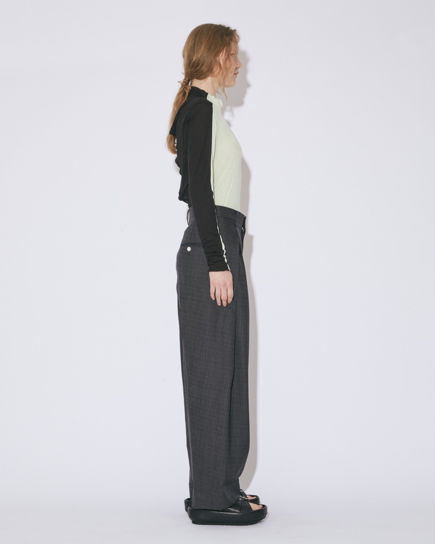 organic cotton frais twoway neck cardigan