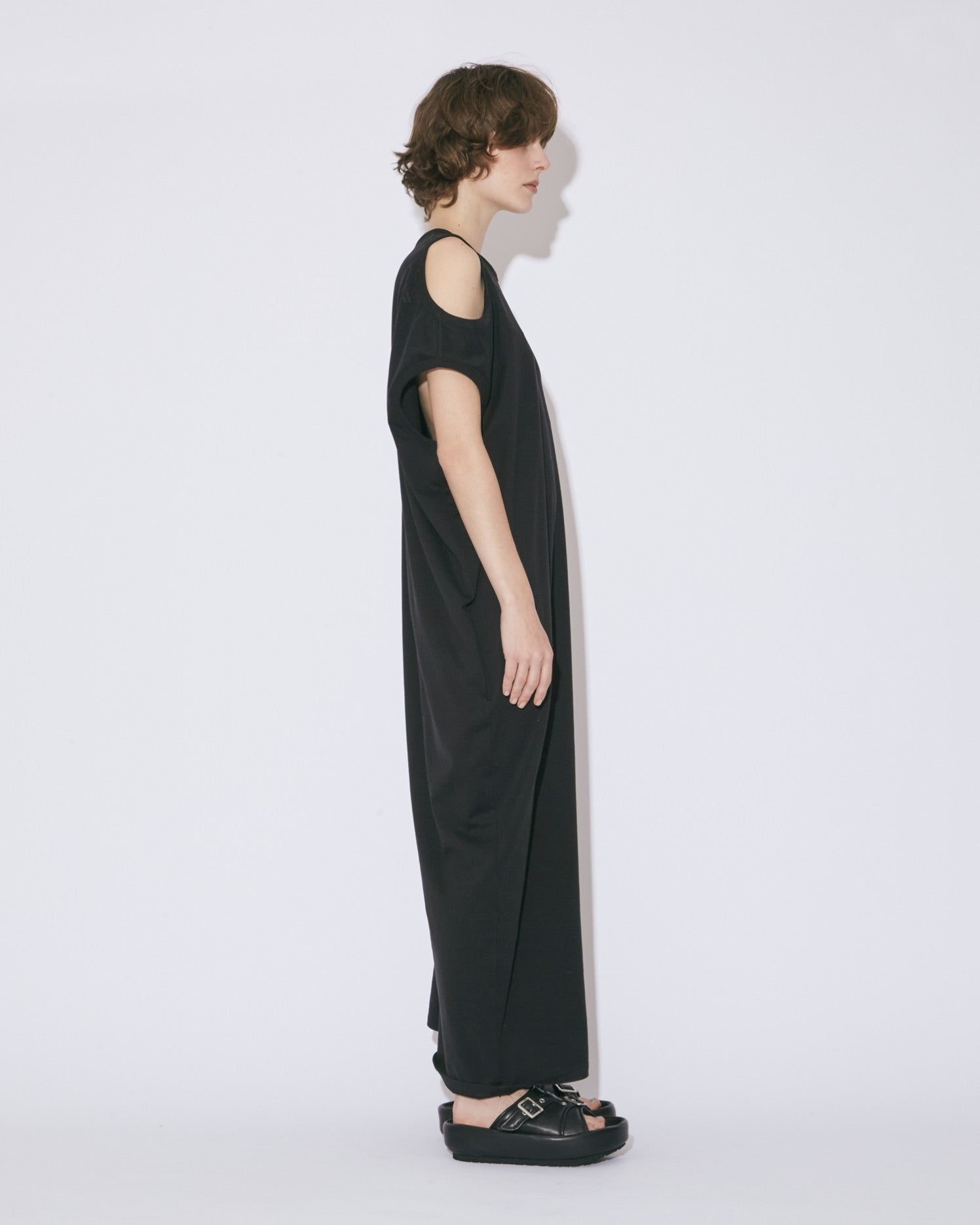 60/3 jersey two way  neck dress