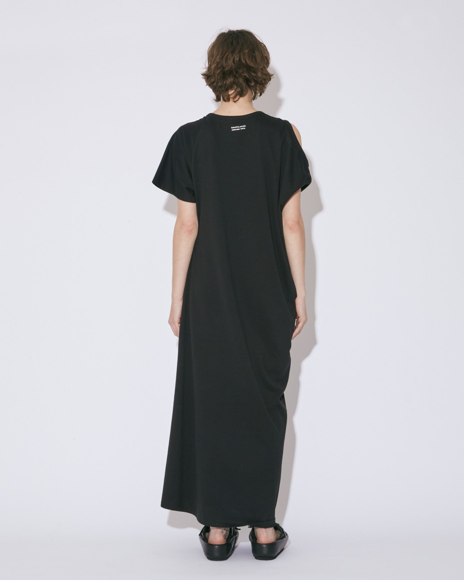 60/3 jersey two way  neck dress