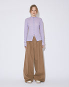 organic cotton frais twoway neck cardigan