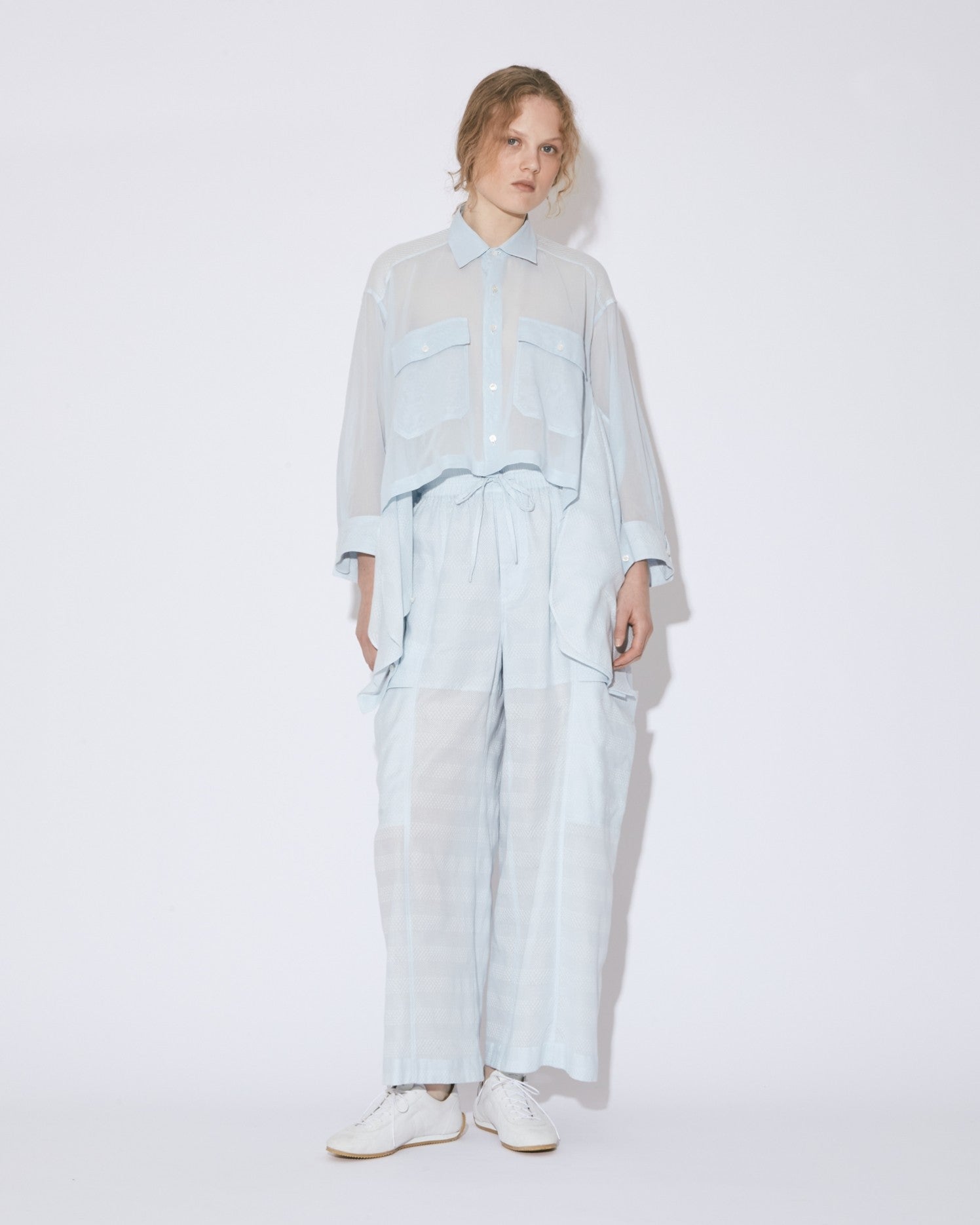 double-end leno cloth tuxedo shirt