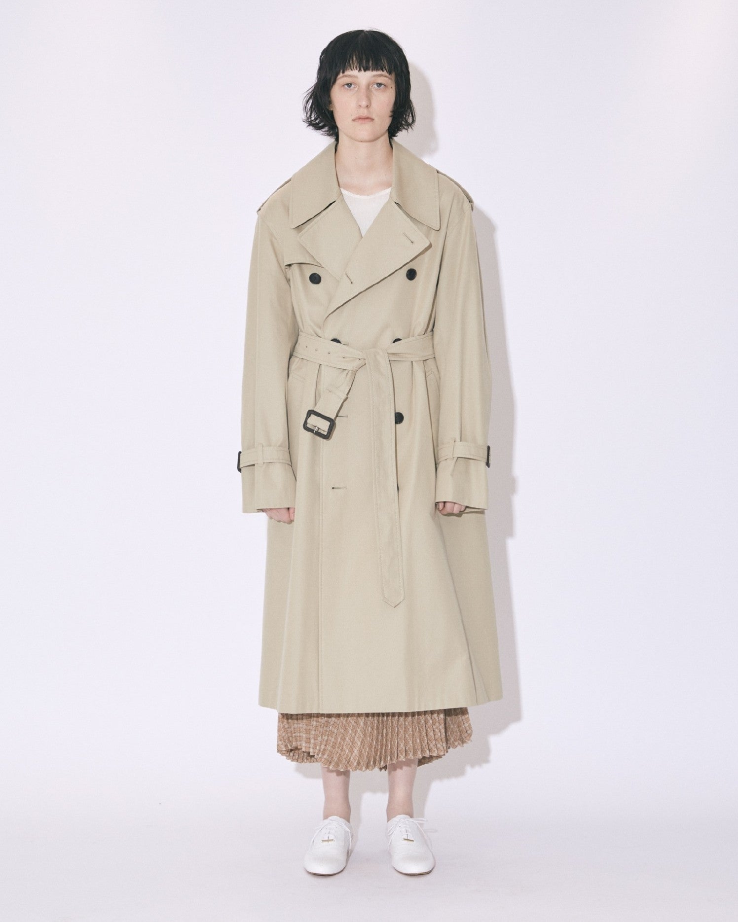 ultimate pima large  fit trench coat