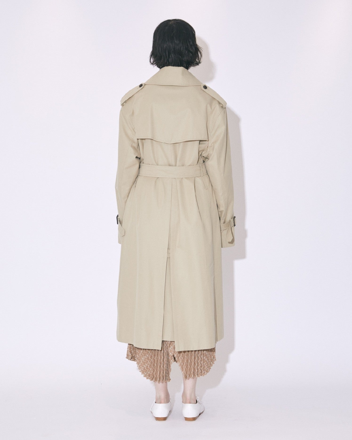 アルティメイトピマロングトレンチコート  170 サンドベージュ ultimate pima large fit trench coat – beautiful people online store