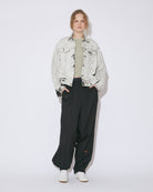 double-end left hand  twill denim blouson