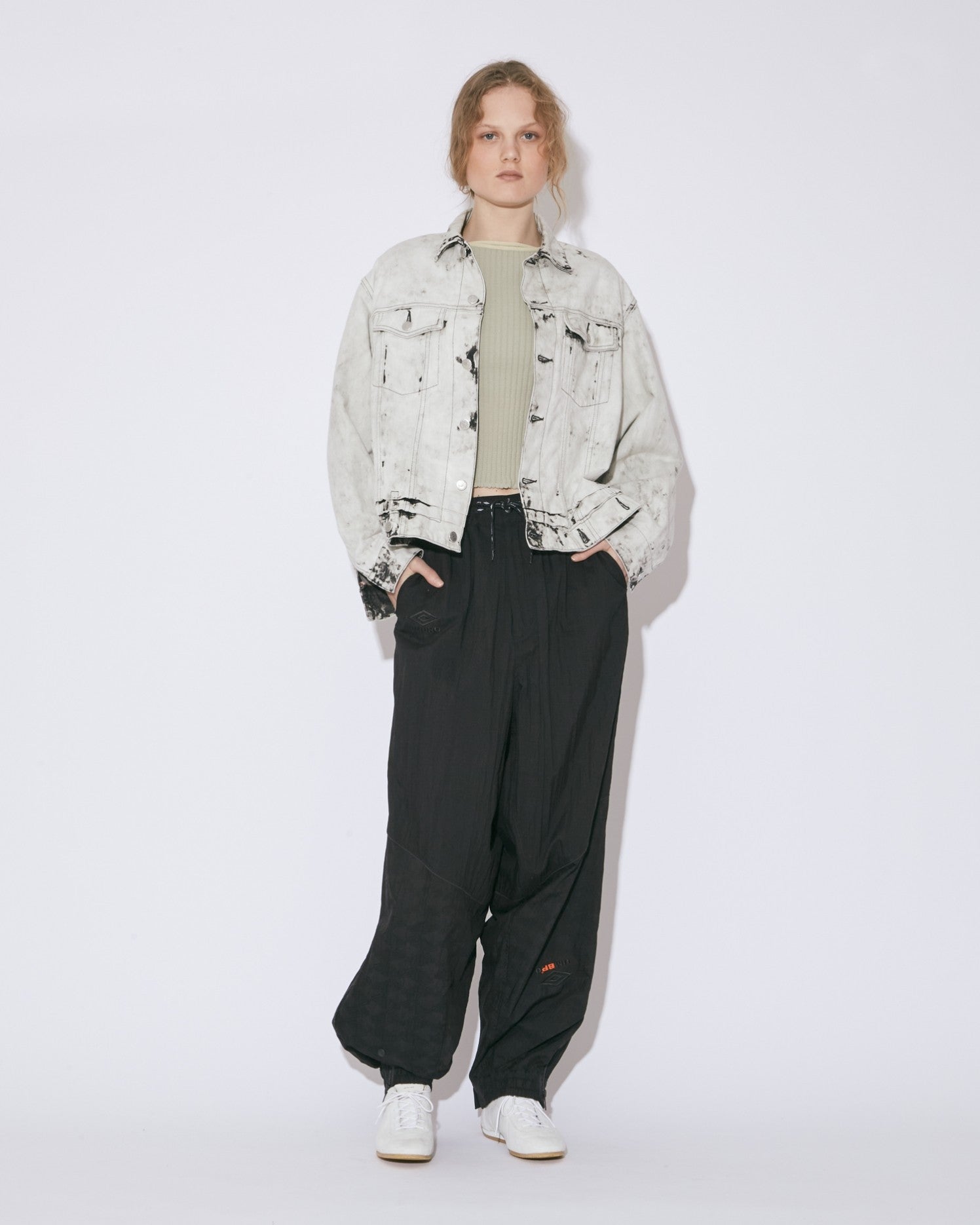 double-end left hand  twill denim blouson