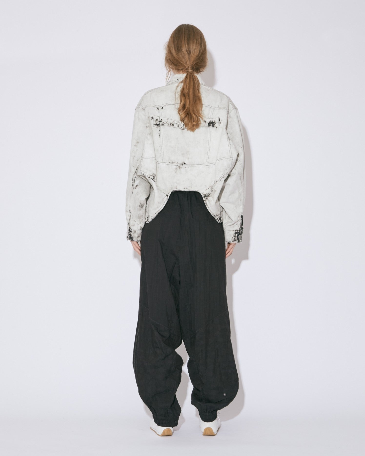double-end left hand  twill denim blouson