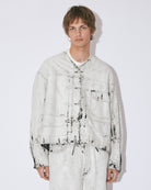 double-end left hand  twill denim blouson